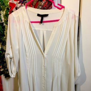 BCBG White Blouse
